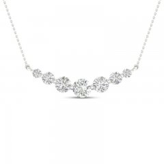 Lab-Created Diamonds by KAY Necklace 1 ct tw 14K White Gold