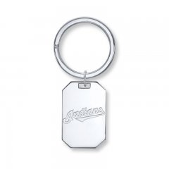 MLB Cleveland Indians Key Chain Sterling Silver