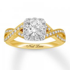 Neil Lane Diamond Engagement Ring 1-1/8 ct tw 14K Gold