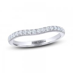 THE LEO Diamond Wedding Band 1/4 ct tw Round-cut 14K White Gold