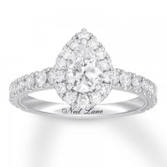 Neil Lane Premiere Diamond Engagement Ring 1-1/2 ct tw 14K Gold