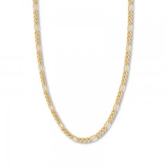 20" Figaro Link Chain 14K Yellow Gold Appx. 5.8mm