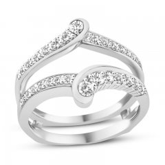 Diamond Enhancer Band 5/8 ct tw 14K White Gold