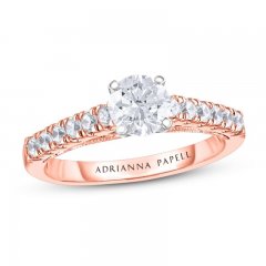 Adrianna Papell Diamond Engagement Ring 1 ct tw 14K Rose Gold