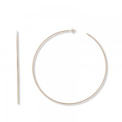 Hoop Earrings 14K Rose Gold 90mm