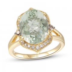 Le Vian Quartz Ring 1/4 ct tw Diamonds 14K Honey Gold