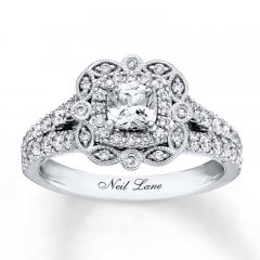 Neil Lane Engagement Ring 1-1/8 ct tw Diamonds 14K White Gold