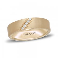 Neil Lane's Men's Diamond Wedding Band 1/15 cttw 14K Yellow Gold