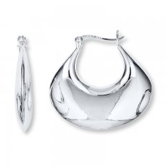 Hoop Earrings Sterling Silver