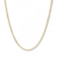 20 Curb Chain Necklace 14K Yellow Gold Appx. 2.7mm