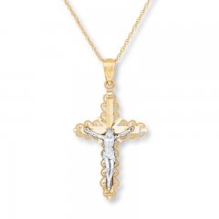 Crucifix Necklace 10K Yellow Gold