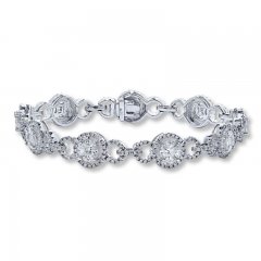 Previously Owned Diamond Bracelet 4 Carats tw 14K White Gold