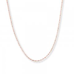 Singapore Chain Necklace 14K Two-Tone Gold 16.25" Length