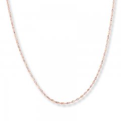 Singapore Chain 14K Two-Tone Gold 24" Length