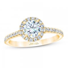 First Light Diamond Engagement Ring 1-1/4 ct tw Round-cut 14K Yellow Gold