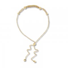 Wheat Chain Bolo Bracelet 10K Yellow Gold