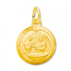 Baptism Charm 14K Yellow Gold