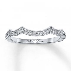 Neil Lane Wedding Band 1/5 ct tw Diamonds 14K White Gold