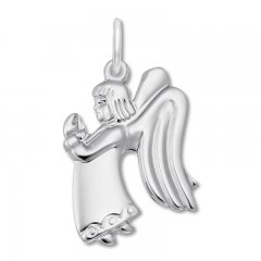 Praying Angel Charm Sterling Silver