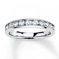 Diamond Anniversary Band 1 ct tw Round-cut 10K White Gold