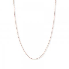 24" Textured Rope Chain 14K Rose Gold Appx. 1.05mm