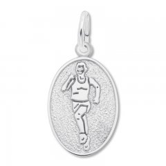 Runner Charm Sterling Silver