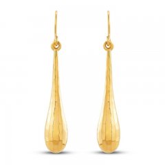 Teardrop Earrings 14K Yellow Gold