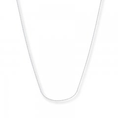 Cable Chain 14K White Gold 20" Length