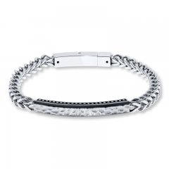 Men's Foxtail Chain Bracelet Stainless Steel