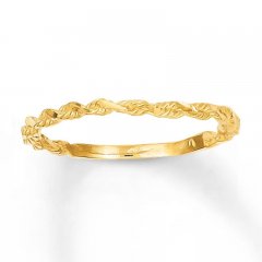 Twisted Rope Ring 14K Yellow Gold