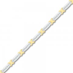 Diamond Bracelet 1/2 ct tw 10K Two-Tone Gold