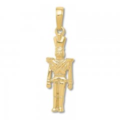 Toy Soldier Charm 14K Yellow Gold