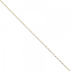 Cable Chain Necklace 14K Yellow Gold 18"