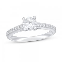 Lab-Created Diamonds by KAY Engagement Ring 7/8 ct tw 14K White Gold