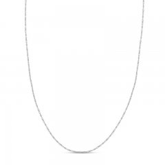 Chain Necklace 14K White Gold 18"