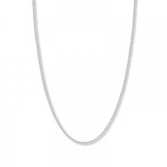 22" Textured Rope Chain 14K White Gold Appx. 1.8mm