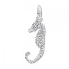 Seahorse Charm Sterling Silver