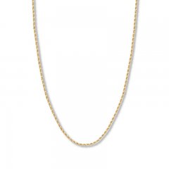 18" Textured Rope Chain 14K Yellow Gold Appx. 2.15mm