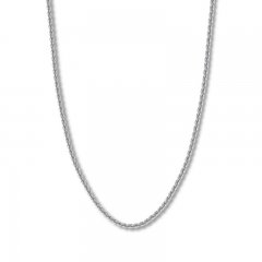 18" Rope Chain 14K White Gold Appx. 4mm