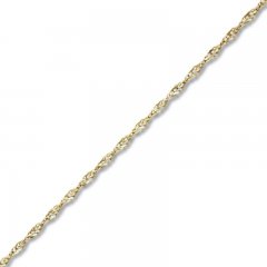 Men's Singapore Chain Necklace 14K Yellow Gold 22"