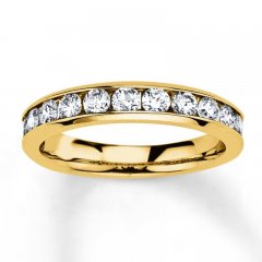 Diamond Anniversary Band 1 ct tw Round-cut 10K Yellow Gold