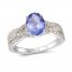 Le Vian Tanzanite Ring 3/8 ct tw Diamonds 14K Vanilla Gold