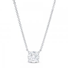 Lab-Created Diamonds by KAY Necklace 3/4 ct tw 14K White Gold 19"