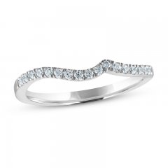 Diamond Wedding Band 1/6 ct tw 14K White Gold