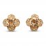 Le Vian Morganite Earrings 1/4 ct tw Diamonds 14K Strawberry Gold