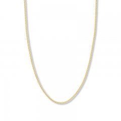 24" Curb Chain 14K Yellow Gold Appx. 3.7mm