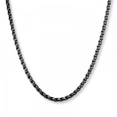 Men's Wheat Chain Stainless Steel 18" Length Necklace