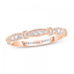 Adrianna Papell Diamond Anniversary Band 1/5 ct tw 14K Rose Gold