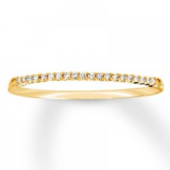 Diamond Anniversary Band 10K Yellow Gold