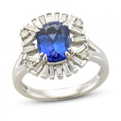 Le Vian Creme Brulee Tanzanite Ring 1/2 ct tw Diamonds 14K Vanilla Gold